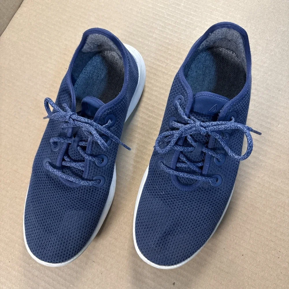 Allbirds Mens Blue, Tree Runners Shoes Sneakers Size‎ 12 Comfort